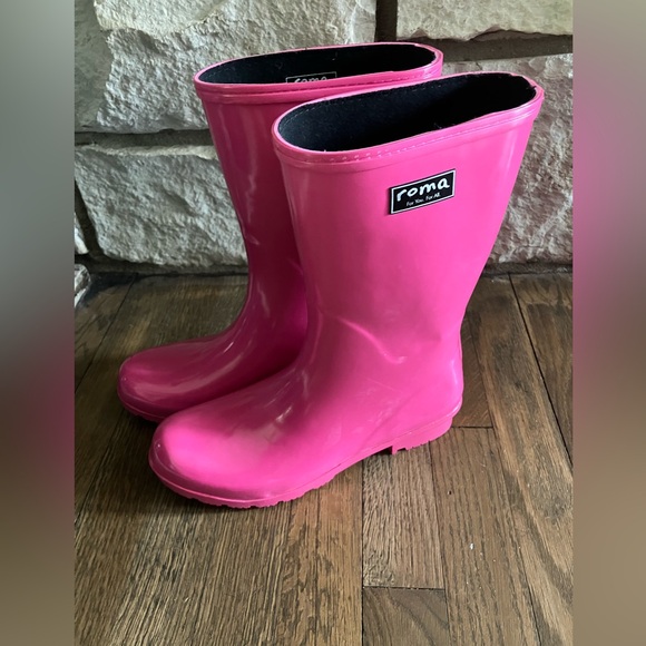 Roma Shoes - Roma Vibrant Pink Waterproof Boots
